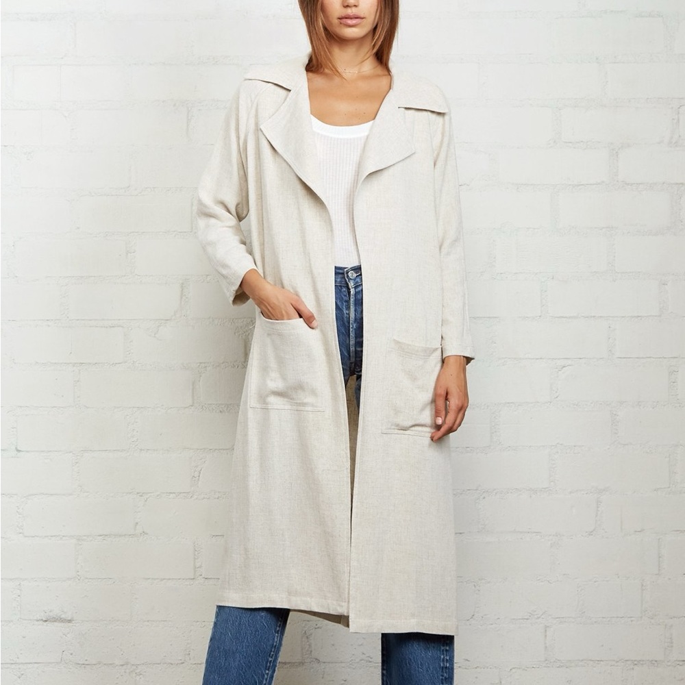 Rachel Pally Linen Trench Coat